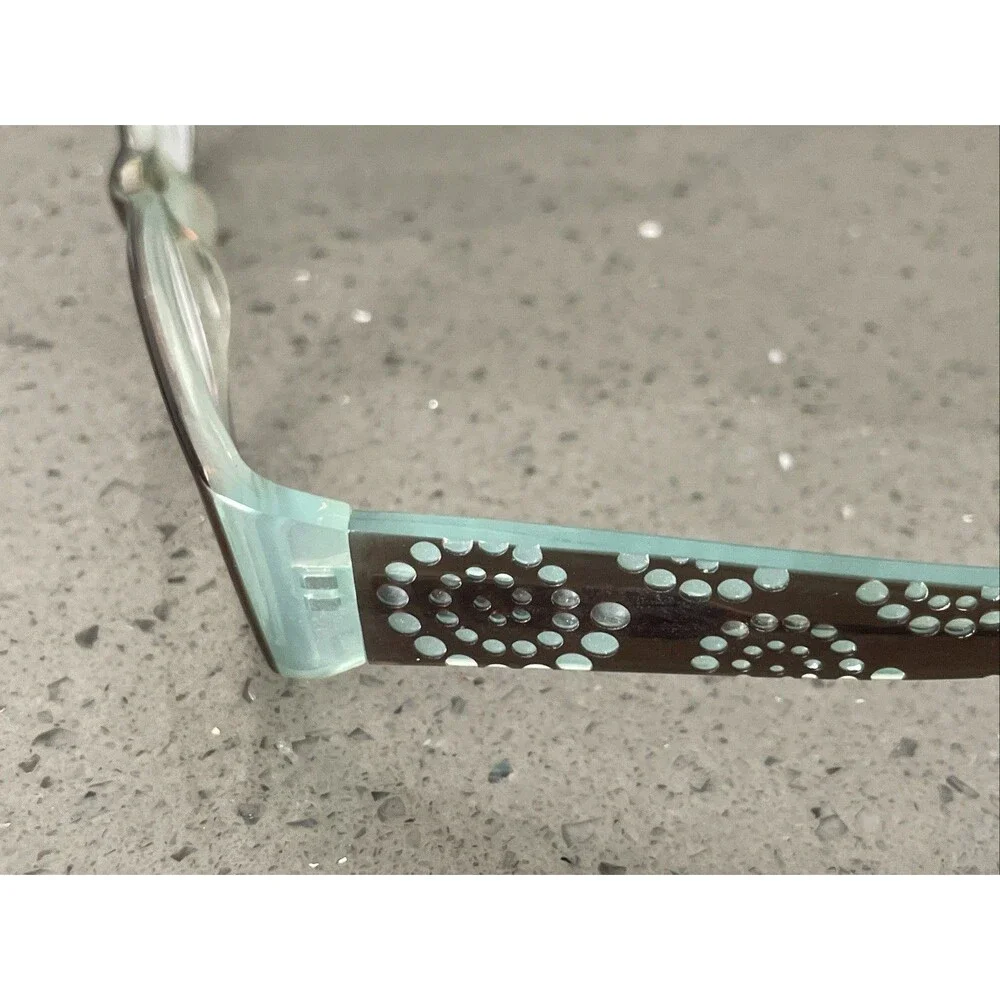 Takumi T9594 Rectangular EYEGLASSES FRAMES ONLY 52-16-135 10 Full Rim Brown Blue